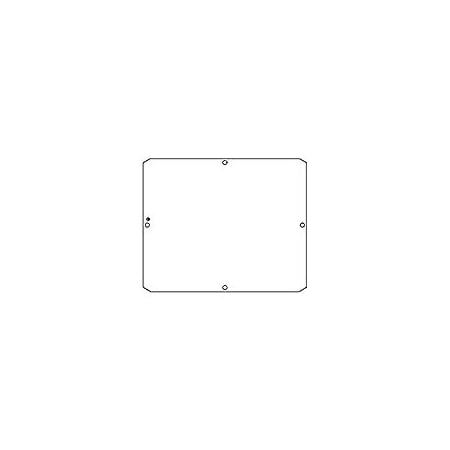 Molex Gwconnect Enclosure Metal Plate, Zinc-Plated Steel, 179 X 219 X 1.50Mm Outside Dimension 8000.6275.0